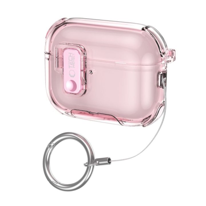 Dėklas AirPods Pro 3 ausinėms rožinis