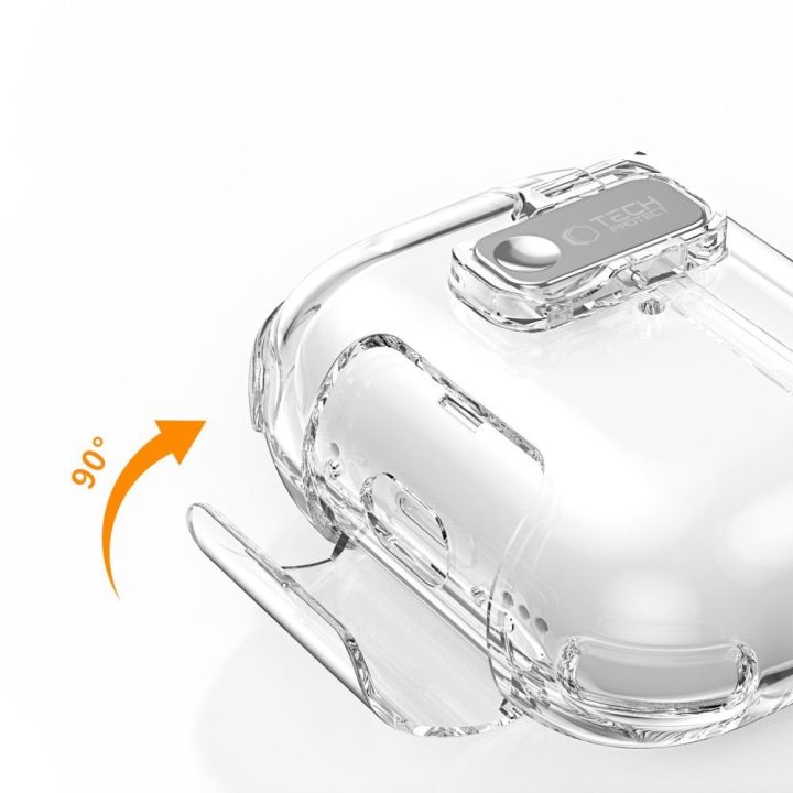 Dėklas AirPods Pro 3 ausinėms rožinis