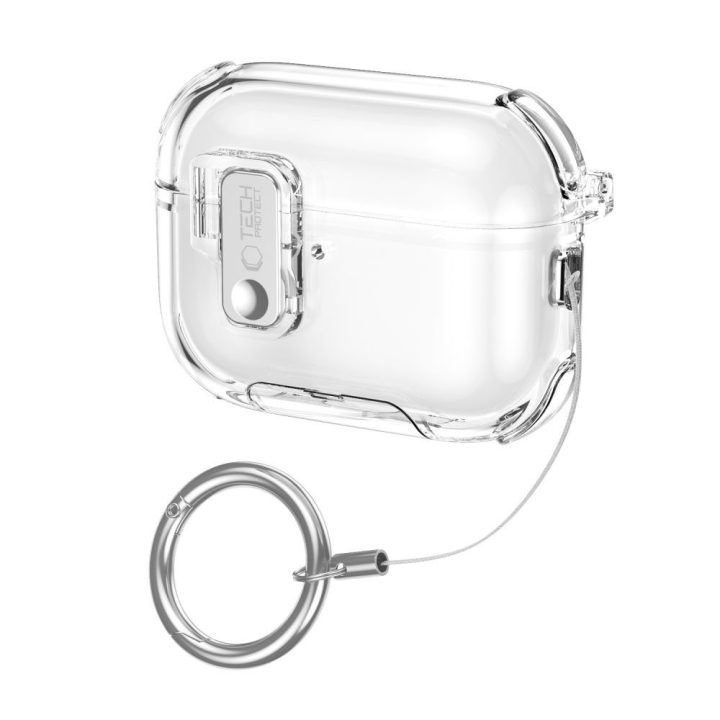 Dėklas AirPods Pro 3 ausinėms skaidrus Bounce Pro