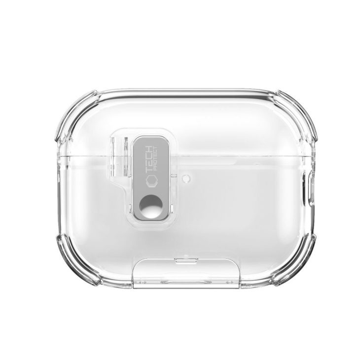 Dėklas AirPods Pro 3 ausinėms skaidrus Bounce Pro
