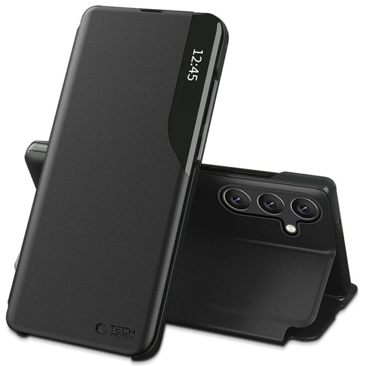 Dėklas telefonui Samsung Galaxy A37 5G Smart View juodas