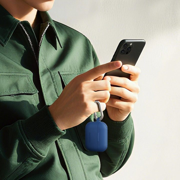 Dėklas AirPods Pro 3 ausinėms mėlynas AmazingThing