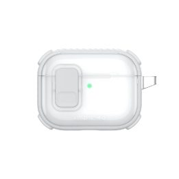 Dėklas AirPods Pro 3 ausinėms skaidrus baltas AmazingThing
