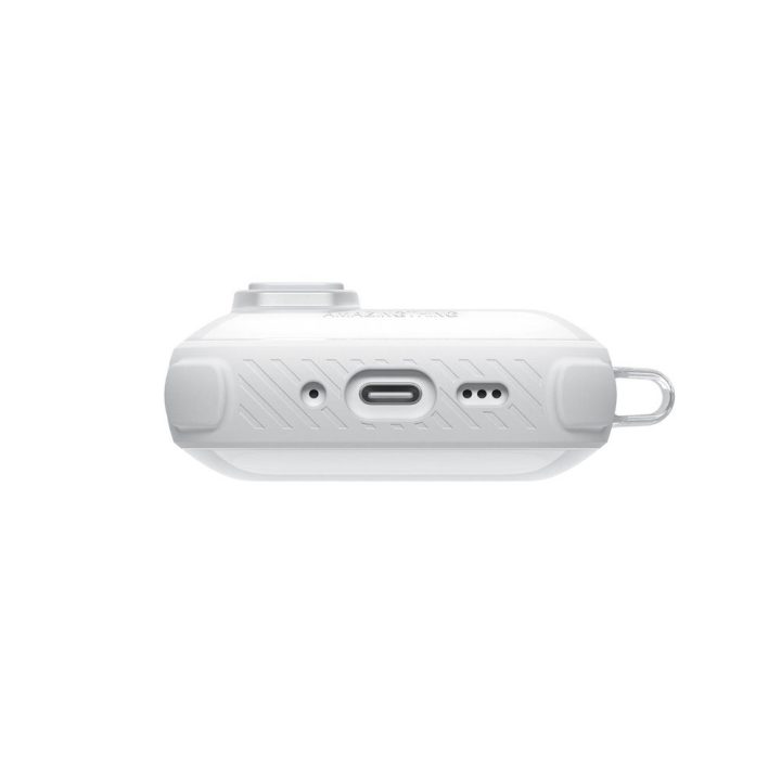 Dėklas AirPods Pro 3 ausinėms skaidrus baltas AmazingThing