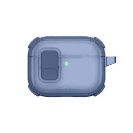 Dėklas AirPods Pro 3 ausinėms skaidrus mėlynas AmazingThing
