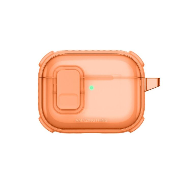 Dėklas AirPods Pro 3 ausinėms su MagSafe, oranžinis AmazingThing