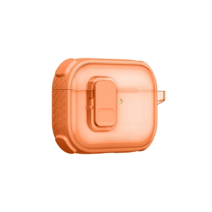 Dėklas AirPods Pro 3 ausinėms su MagSafe, oranžinis AmazingThing
