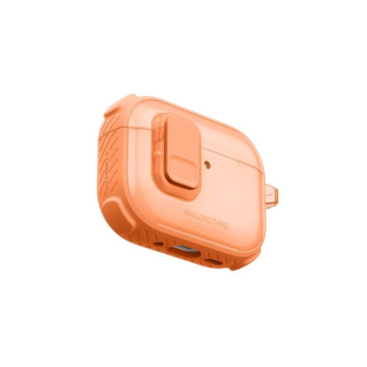 Dėklas AirPods Pro 3 ausinėms su MagSafe, oranžinis AmazingThing