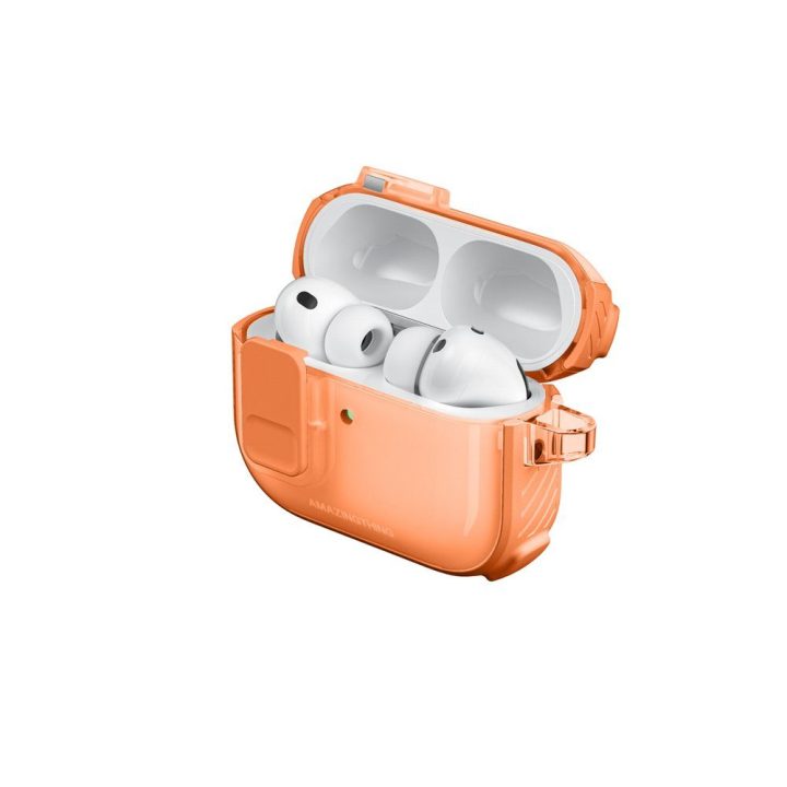 Dėklas AirPods Pro 3 ausinėms su MagSafe, oranžinis AmazingThing