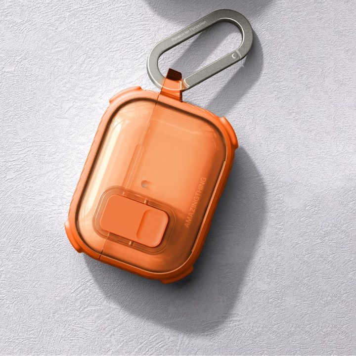 Dėklas AirPods Pro 3 ausinėms su MagSafe, oranžinis AmazingThing
