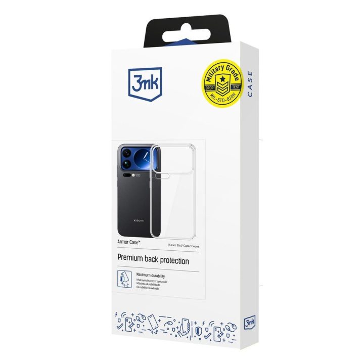 Dėklas telefonui Xiaomi 17 Pro Max skaidrus