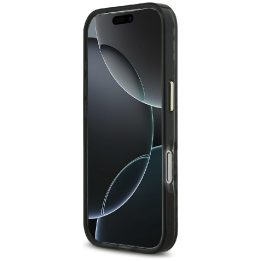 Dėklas telefonui iPhone 17 Pro su MagSafe ir blizgiu leopardiniu raštu Guess