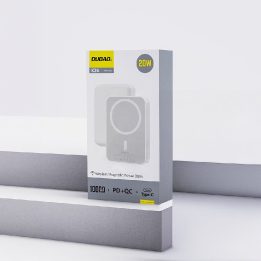 Išorinė baterija 10 000 mAh 20 W su MagSafe ir USB-C baltos spalvos
