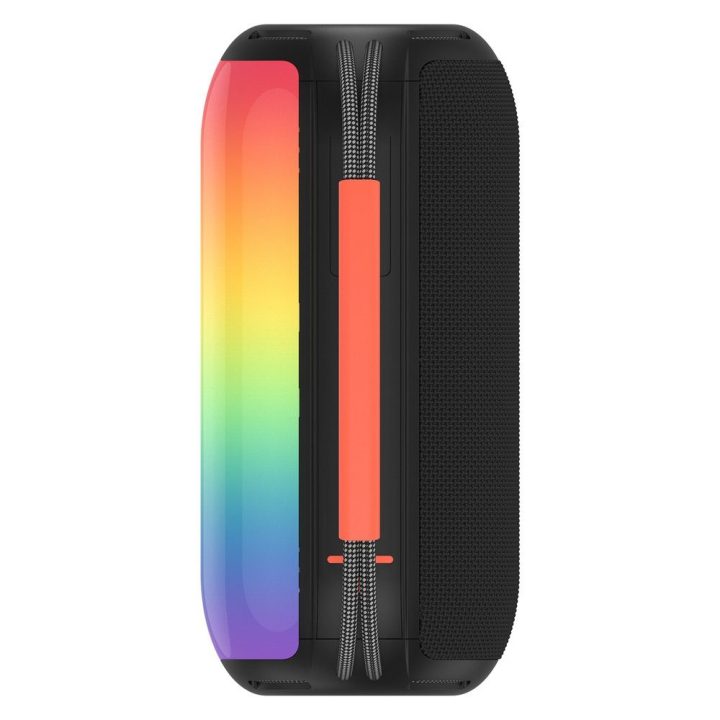 Belaidė kolonėlė su RGB apšvietimu Bluetooth 5.3 juoda