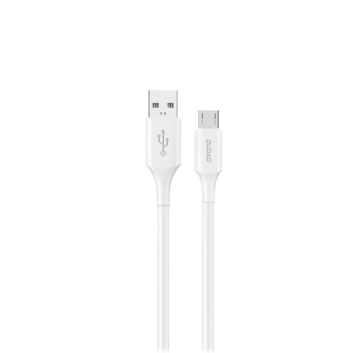 Įkrovimo laidas USB-A / micro USB 6 A 1,2 m baltas