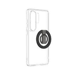 Dėklas telefonui Samsung S26 Ultra su žiediniu laikikliu permatomas