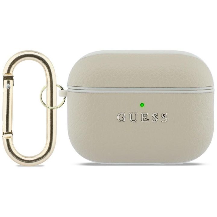 Dėklas ausinėms AirPods Pro 3 auksinės spalvos Guess