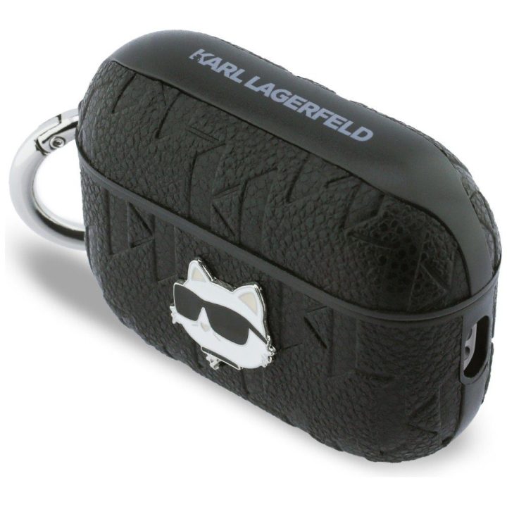 Dėklas ausinėms AirPods Pro 3 juodas Karl Lagerfeld