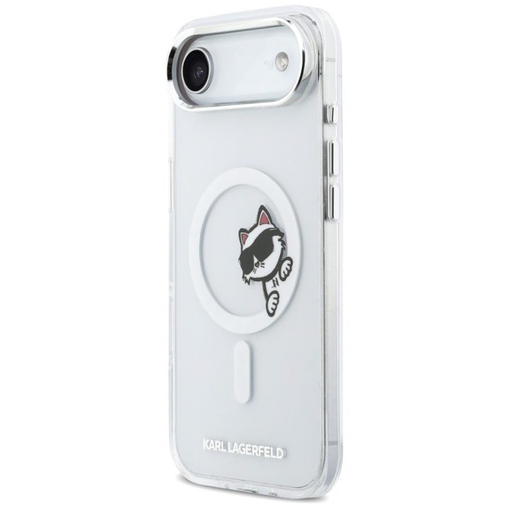 Dėklas telefonui iPhone Air su MagSafe skaidrus Karl Lagerfeld