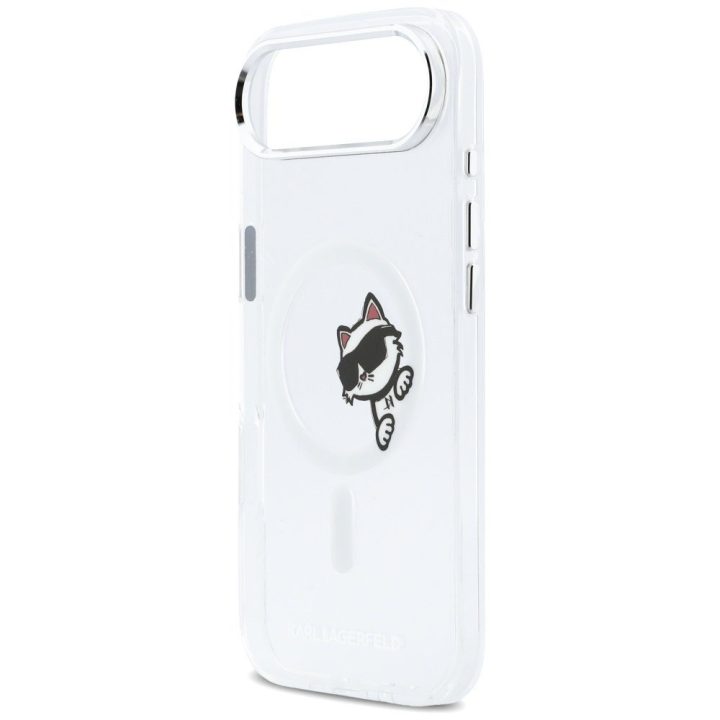 Dėklas telefonui iPhone Air su MagSafe skaidrus Karl Lagerfeld