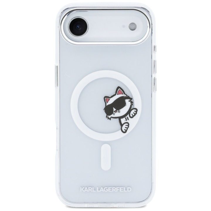 Dėklas telefonui iPhone Air su MagSafe skaidrus Karl Lagerfeld