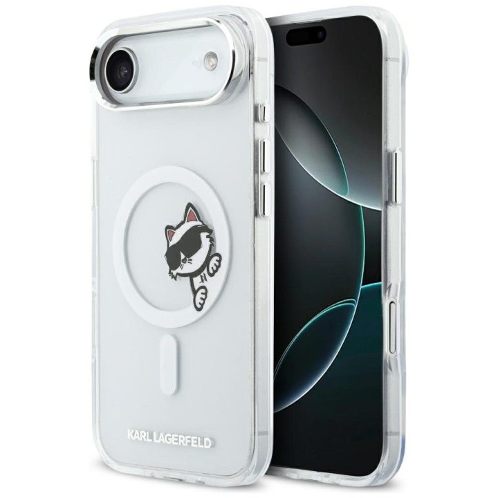 Dėklas telefonui iPhone Air su MagSafe skaidrus Karl Lagerfeld