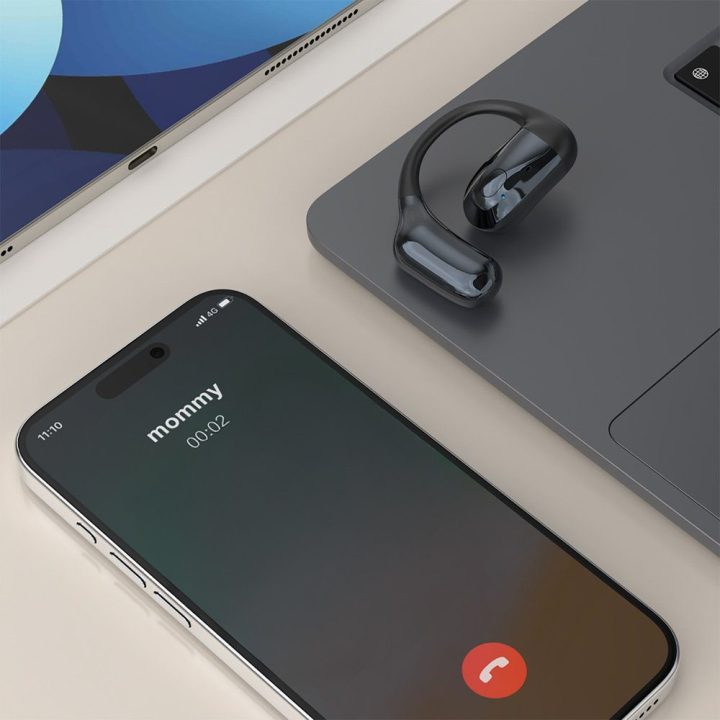 Bevielės Bluetooth ausinės U4Pro juodos spalvos