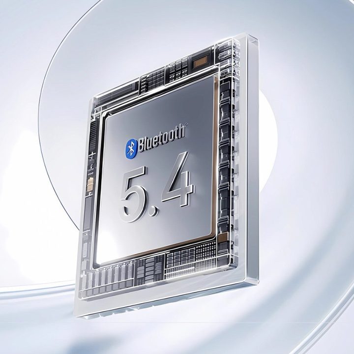 Kaulų laidumo ausinės su lankeliu Bluetooth 5.2 juodos