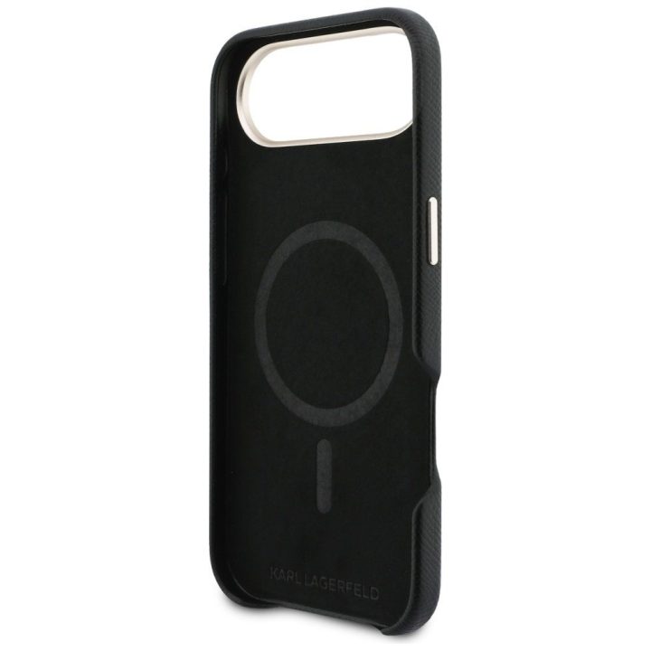 Dėklas telefonui iPhone Air su MagSafe juodas Karl Lagerfeld