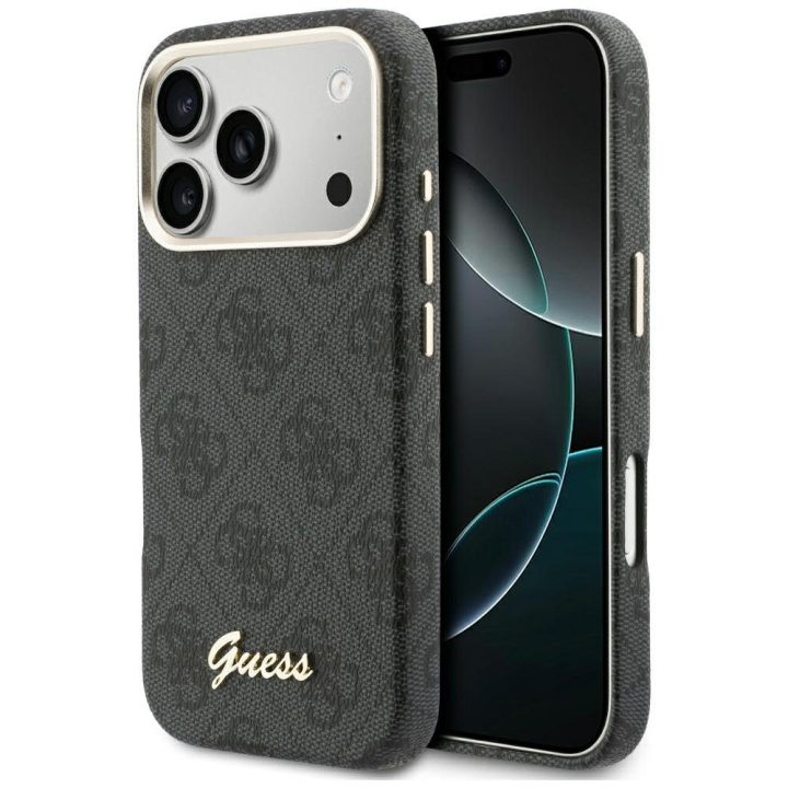 Dėklas telefonui iPhone 17 Pro su MagSafe juodas Guess