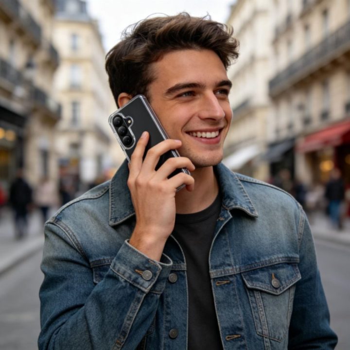 Dėklas telefonui Samsung Galaxy S26 permatomas