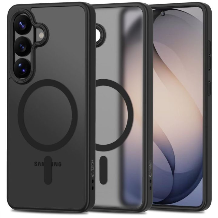 Dėklas telefonui Samsung Galaxy S26+ su MagSafe funkcija juodas