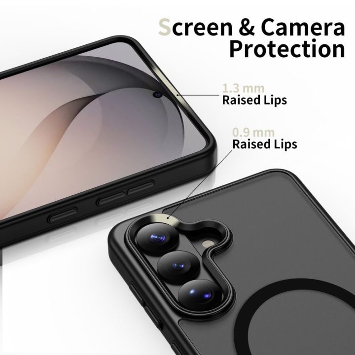 Dėklas telefonui Samsung Galaxy S26+ su MagSafe funkcija juodas