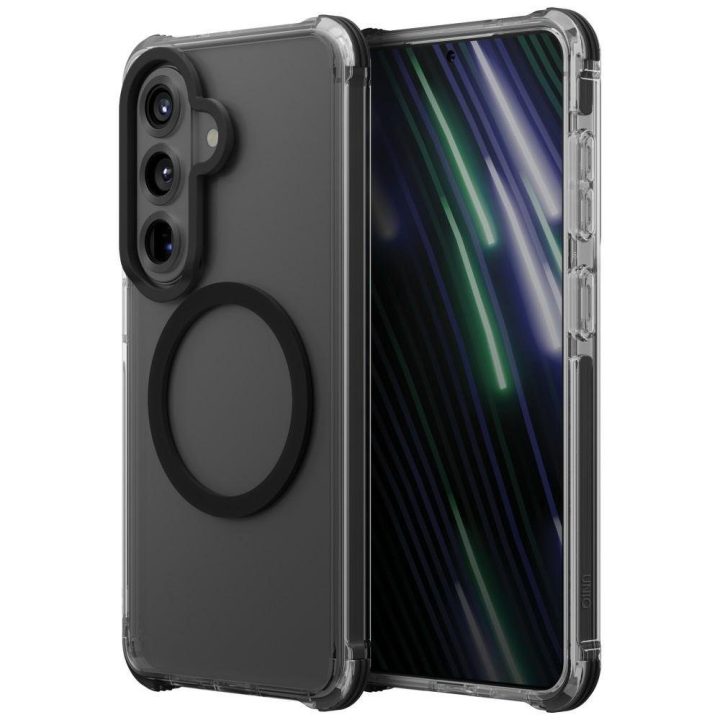 Dėklas telefonui Samsung Galaxy S26 su MagClick įkrovimu juodas Uniq