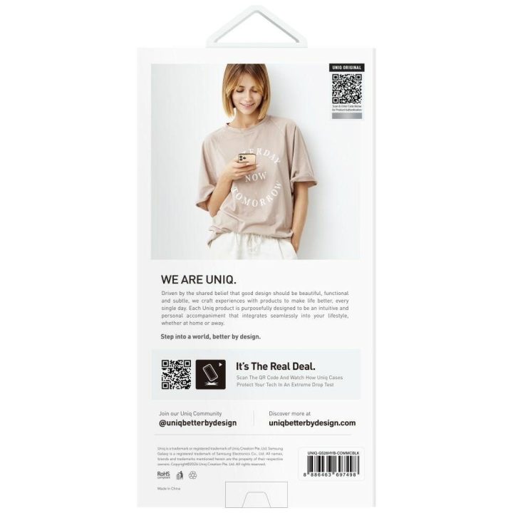 Dėklas telefonui Samsung Galaxy S26 su MagClick įkrovimu juodas Uniq