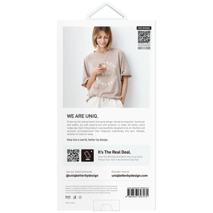 Dėklas telefonui Samsung Galaxy S26+ su Magclick įkrovimu skaidrus Uniq