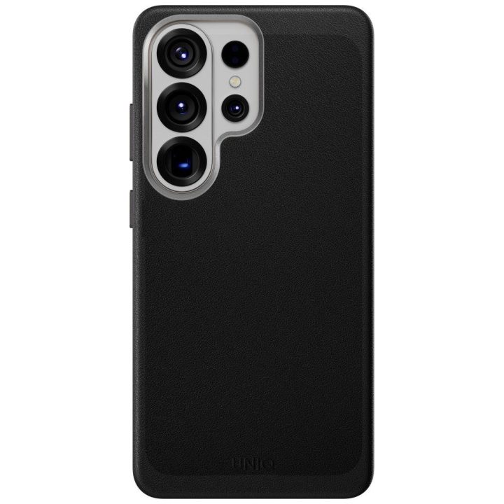 Dėklas telefonui Samsung Galaxy S26 Ultra su MagClick įkrovimu juodas Uniq