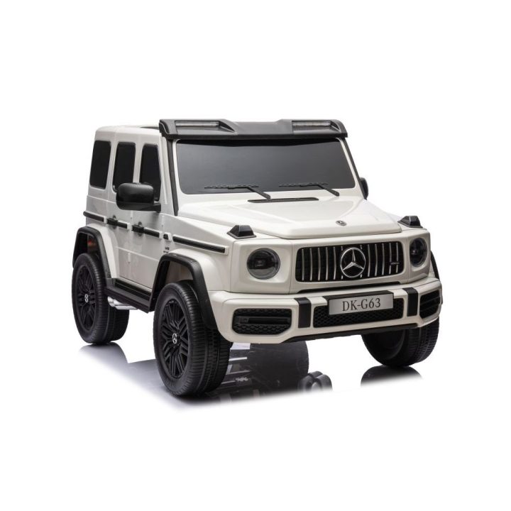 Elektrinis automobilis vaikams Mercedes G63 XXL 24V baltas