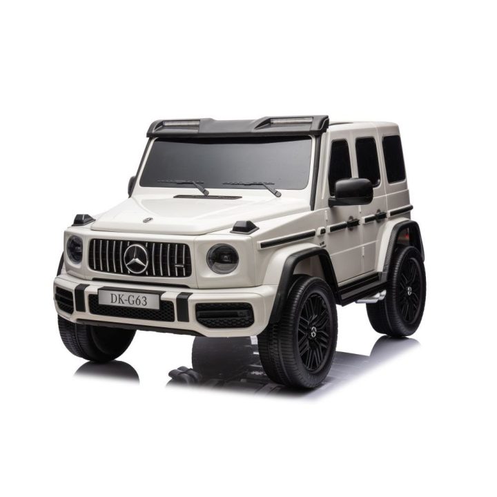 Elektrinis automobilis vaikams Mercedes G63 XXL 24V baltas