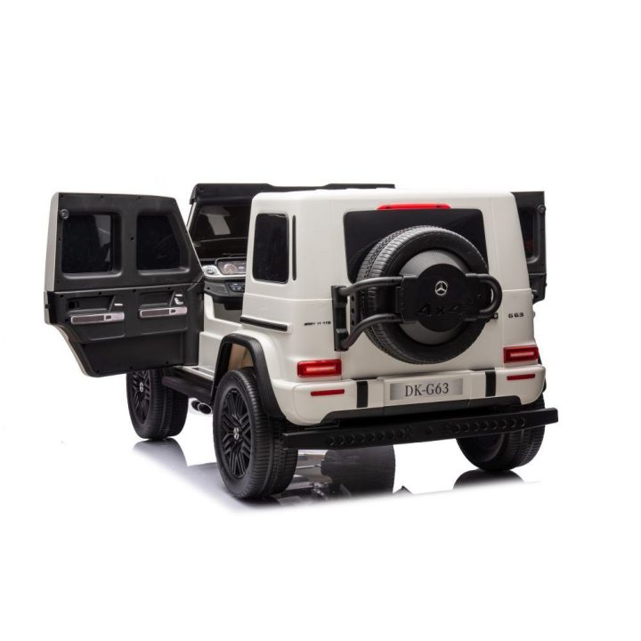 Elektrinis automobilis vaikams Mercedes G63 XXL 24V baltas
