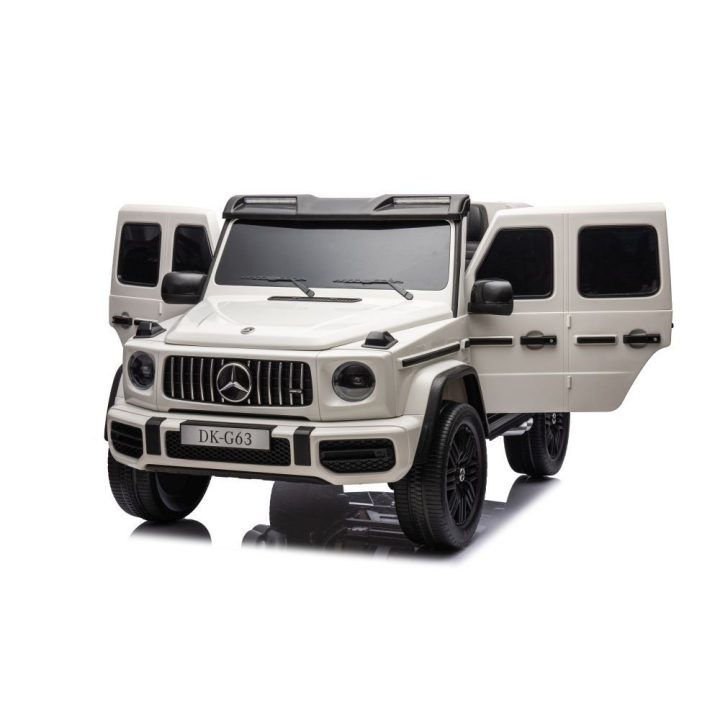 Elektrinis automobilis vaikams Mercedes G63 XXL 24V baltas