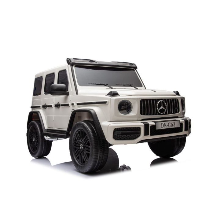 Elektrinis automobilis vaikams Mercedes G63 XXL 24V baltas