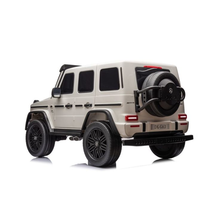 Elektrinis automobilis vaikams Mercedes G63 XXL 24V baltas