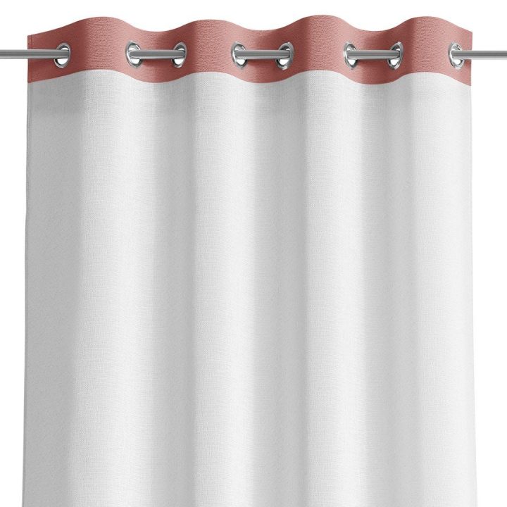 Užuolaida su kilpomis Irvette 140×250 rudos spalvos