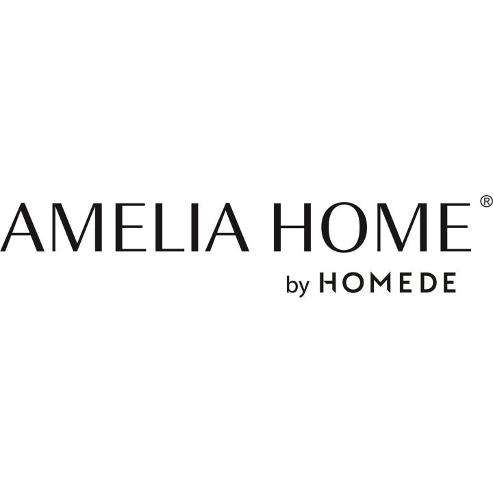 Užuolaida su žiedais geltonos ir baltos spalvos Amelia Home