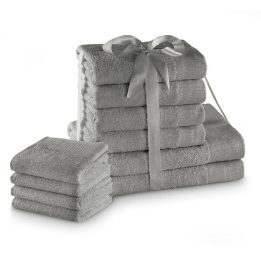 Rankšluosčių rinkinys 2 × 70 × 140 cm, 4 × 50 × 100 cm, 4 × 30 × 50 cm AH AMARI SIL