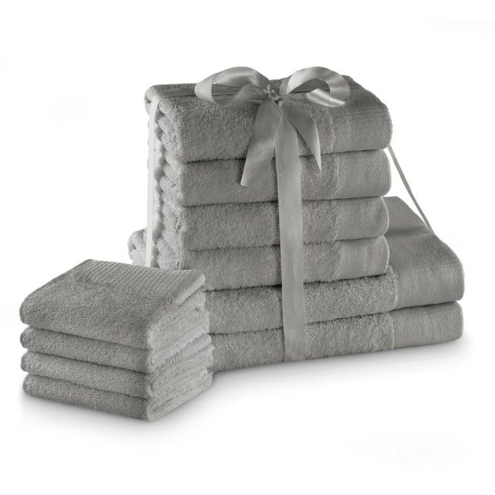 Rankšluosčių rinkinys 2 × 70 × 140 cm, 4 × 50 × 100 cm, 4 × 30 × 50 cm AH AMARI SIL