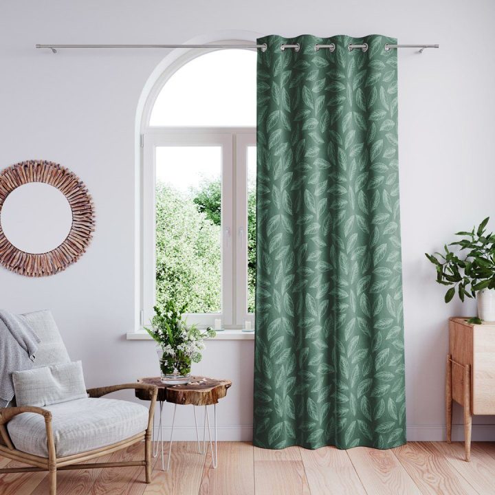 Užuolaida 140 × 250 cm, tamsiai žalia AH VELVET