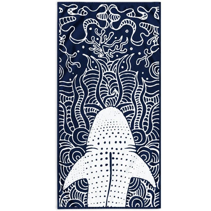 Paplūdimio rankšluostis 90 × 180 cm SHARK