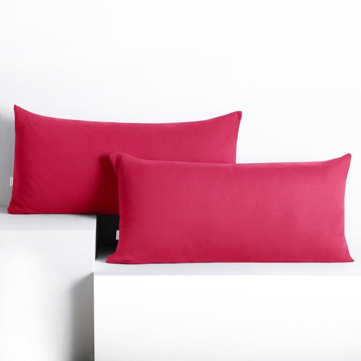 Pagalvės užvalkalas 40×120 cm avietinės spalvos